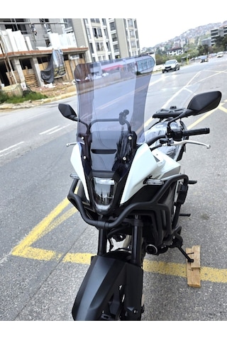 Motocam Honda Nx 500 Ön Cam 2025-2026 Model 48cm Füme Renkli 4mm Uzun