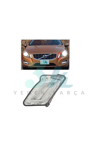 Volvo S60 V60 Sol Gündüz Ledi 2011 2012 2013 Sis Lambası