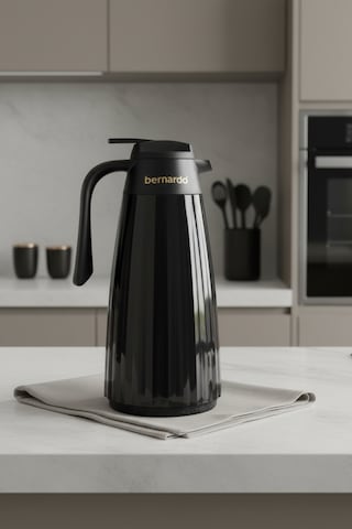 Bernardo Velana Cam Termos Siyah 1.5 Litre Siyah