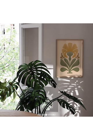 Bohem Çiçek Sanatı, Soyut Çiçek Duvar Sanatı