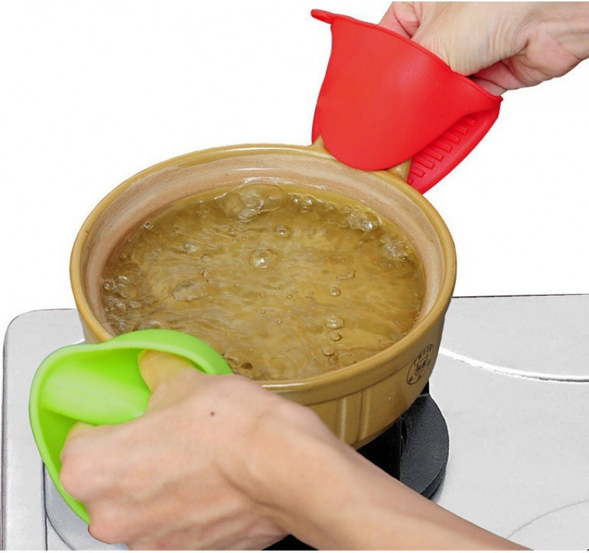 Dofolink Küçük Eller İçin Yemek Dereceli Silikon Fırın Eldiveni - Isıya Dayanıklı, Kaymazsız, Fırın/pan/grill Uygun, Makine Yıkama Uygun Kırmızı Çok Renkli