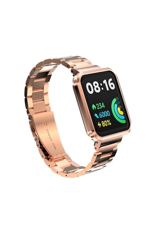 Xiaomi Redmi Watch 2 Lite Kordon Kasalı Metal Kordon