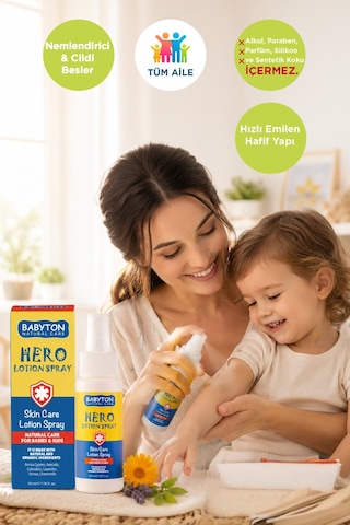 Babyton Hero Nemlendirici Losyon Sprey 50 Ml