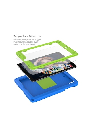 iPad Uyumlu Mini 1/2/3/4/5 Eva + Pc Su Geçirmez Çerçeveli Darbeye Dayanıklı Tablet Kılıfı