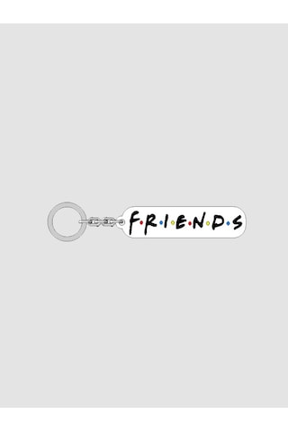 Friends Dizisi Logo Anahtarlık Anahtar Süsü Çok Renkli