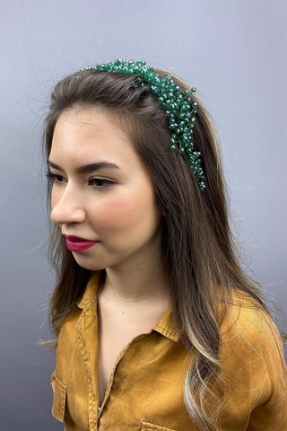 FdayAksesuar Gelin Saç Aksesuarı Kadın Asya Kristalli Gelin Saç Aksesuarı FRDY31647