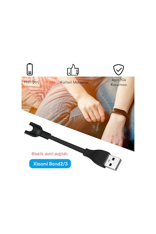 Mc03 Şarj Adaptörü Mi Band 2/3 Diğer