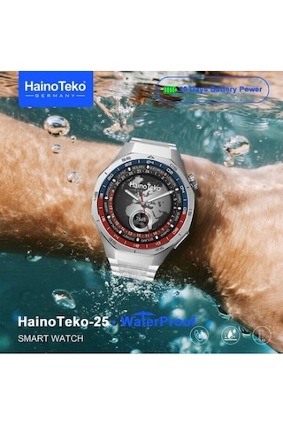 Haino Teko Teko25 Amoled Ekran Waterproof Akıllı Saat + 3 Kordon (İthalatçı Garantili)