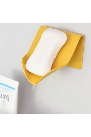 5 Adet Çok Fonksiyonlu İzsiz Duvara Monte Drenaj Sabun Kutusu, Rastgele Renk Teslimatı