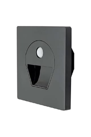 1w Sensörlü Ledli Koridor Arm. Siyah Kasa 3k