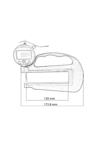 Loyka 5331-10 Geniş Ağızlı Kalınlık Komparatörü (0.001 Mm-120 Mm)
