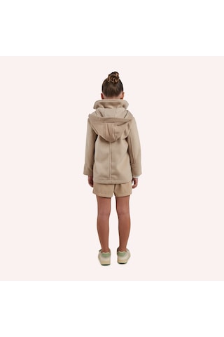 Erkek Çocuk Kapüşonlu Kaban Bej 2421bk28001-4948 001