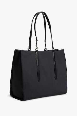 Tommy Hilfiger Th Elevated Nylon Siyah Tote Çanta-15492
