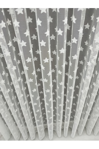 Tül Perde Yıldız Desenli Kaliteli Ve Uygun Fiyatlı (348230951)