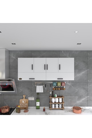 Kenzlife Hazır Mutfak General Byz 060 150 32 Mutfak Banyo Dolabı Kapaklı Raflı