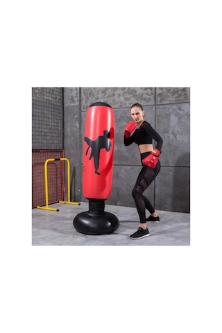 Şişme Boks Torbası 1.60cm Kırmızı