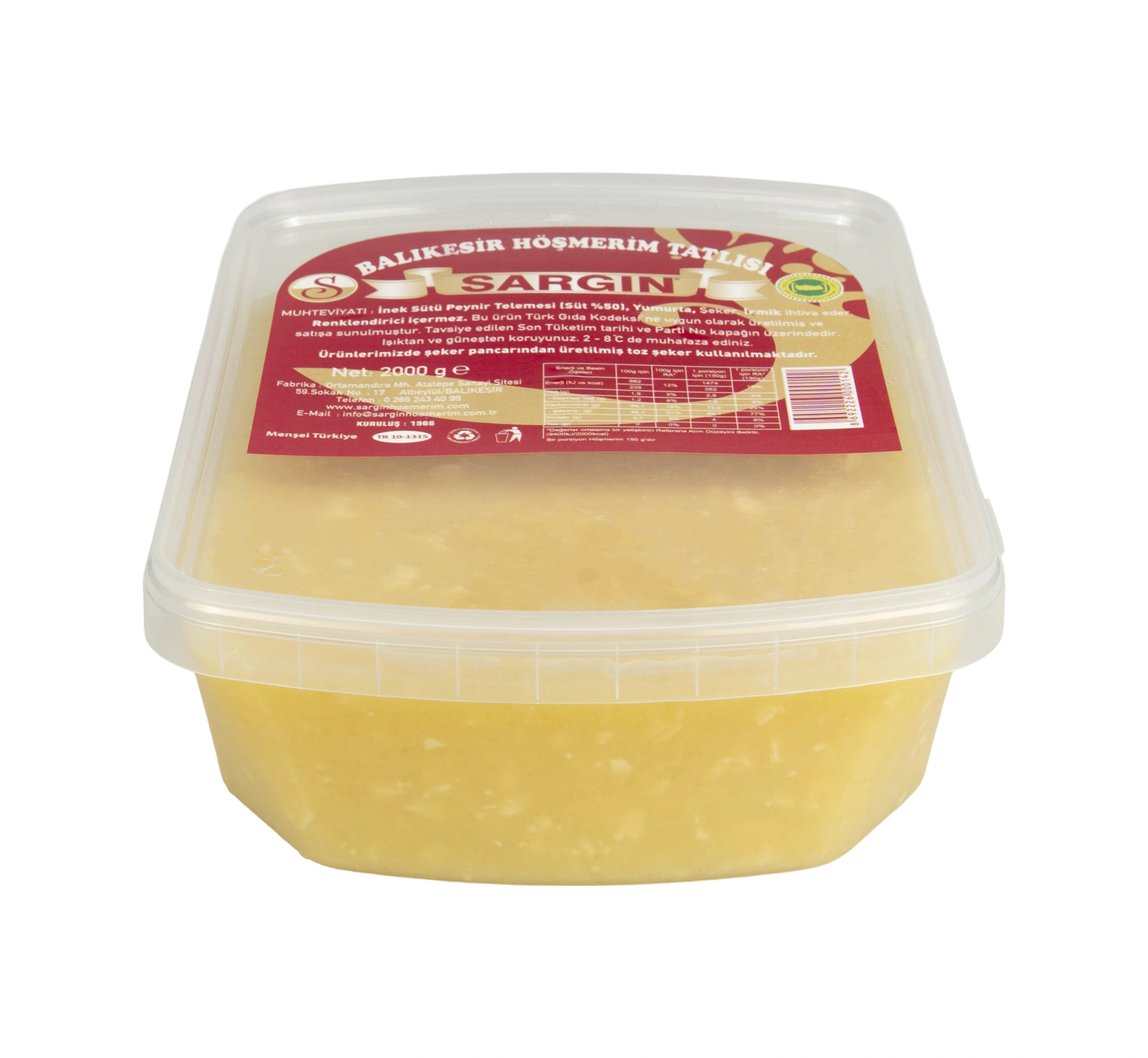 Sargın İnek Höşmerim 2 KG