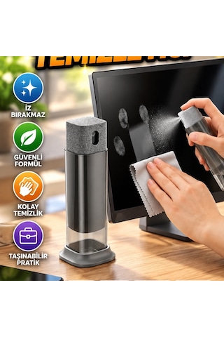 Taşınabilir Ekran Temizleme Sprey Şişesi Telefon, Tablet, Bilgisayar Ve Monitör İçin