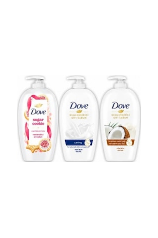 Dove Nemlendirici Sıvı Sabun Seti 3 Lü PKT.DOVE.037 Diğer
