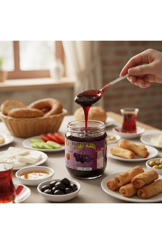 500 Gr %65 Meyveli Doğal Aronya Reçeli