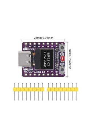 Gözeler Esp32-c3 Oled Wifi Bluetooth Modülü