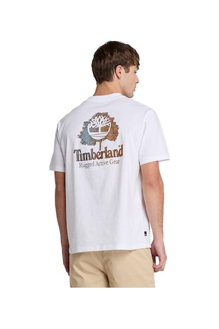 Timberland Erkek Tişört-tb0a6dma1001 Beyaz