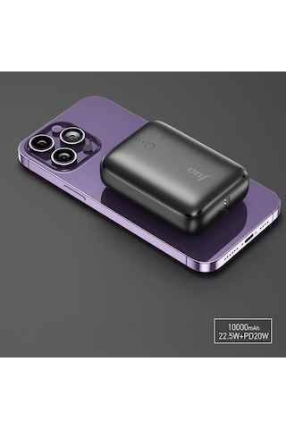 Juo JSP610-B 10000 mAh 22.5W Usb-A + Usb-C Powerbank