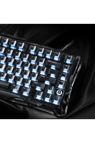 Gravastar Mercury V75 Lite Manyetik Switch Gaming Klavye, Kablolu, İngilizce Q, Onyx Crystal