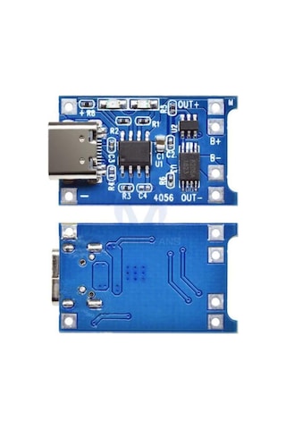 Tp4056 1a Lipo Li-on Pil Şarj Devresi Type C Sarj Korumalı
