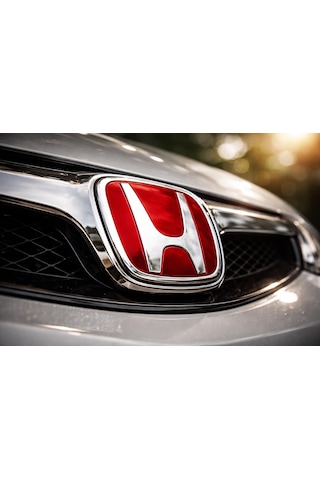 Honda Civic Fd6 2006-2012 Model Uyumlu Ön Kırmızı Logo Oem Kalite