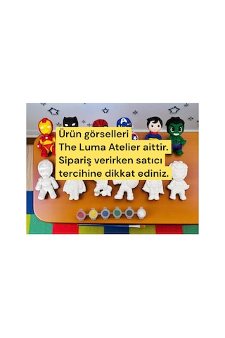 Marvel Süper Kahraman Taş Boyama