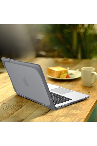 Ally Macbook Air 11.A1370.A1465 Standlı Koruyucu Kılıf Şeffaf