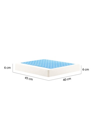 Viscofoam Terletmeyen Delüks Ortopedik Oturma Minderi Ofis Sandalye Terletmeyen Visco Oturma Minder