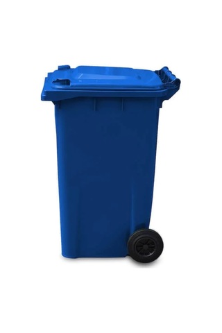 Mck Mavi Plastik Çöp Konteyneri 240 Litre Konteyner - A+ Isıya Mavi