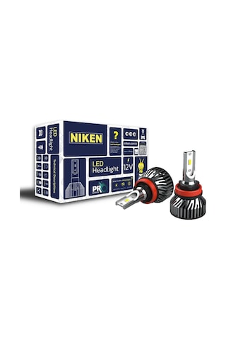 H8 Led Xenon Far Aydınlatma Seti Şimşek Etkili Niken Pro 6400Lm