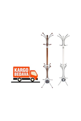 Tolunay Portmanto Ayaklı Askılık - Bambu Model