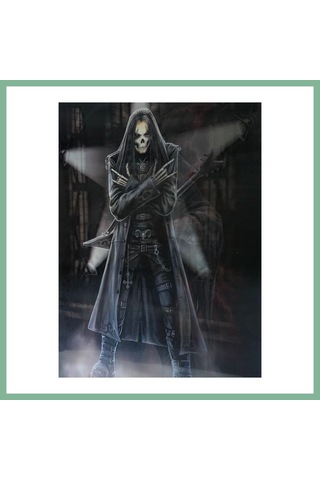 Bşkvirgo 3 Boyutlu Resim 3 Farklı Resim Değişenli Kuru Kafa Tablosu 30x40 Cm Bsk2026
