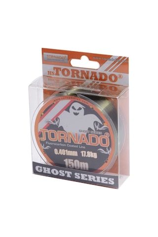Tornado Ghost Hayalet Misina 150 Mt Fluorocarbon Kaplama Yeşil 0.401 Mm