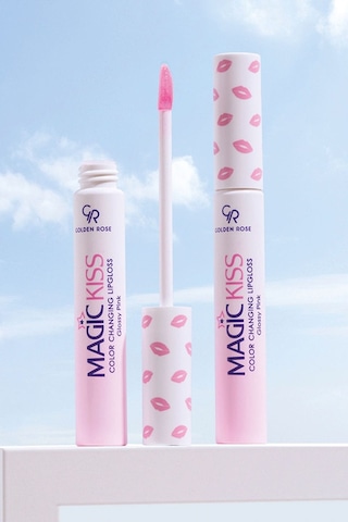 Golden Rose Magic Kiss Color Changing Lipgloss Pink