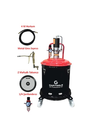 Gaptools GP-35A1 Havalı Gres Pompası 50:1 35 L