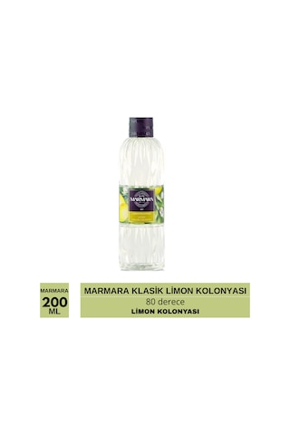 Marmara 80 Derece Limon Kolonyası Pvc Şişe 200 Ml