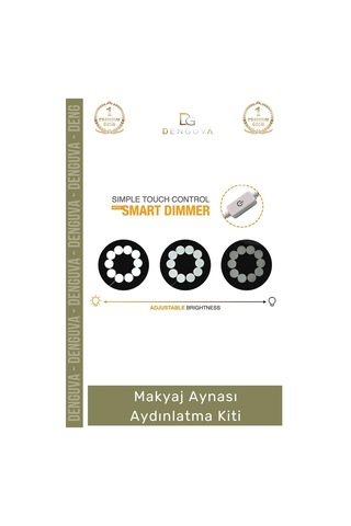 Makyajlambası 10 Adet G5 Modern Küresel Ampul Dimmer Dokunmatik 12v Şık Makyaj Aynası Aydınlatma Ki Çok Renkli