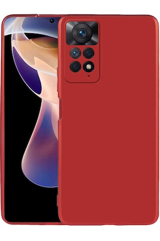 Xiaomi Redmi Note 11 Pro 5g Kılıf Zore Premier Silikon Kapak Kırmızı