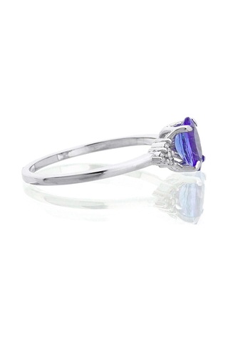 Tanzanite Oval Tektaş Yüzük