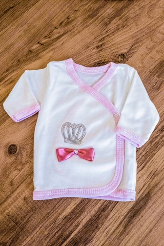 Hastane Çıkışı 10 Parça Pembe Taşlı Kız Bebek Giyim Pembe