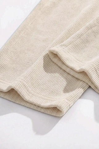 Genius Store Genıus Erkek Pantolon Fitilli Kadife Bol Paça Oversize Pantolon Taş