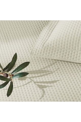 Linens Mist Çift Kişilik Yatak Örtüsü Seti Kum Kum
