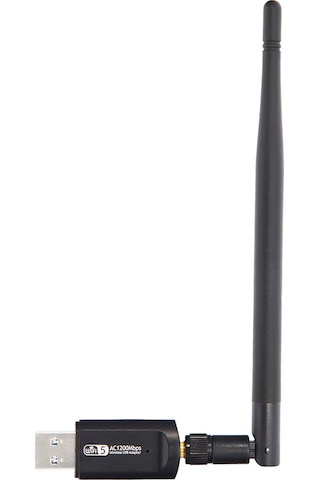 Shineyee Usb 3.0 Çift Bant 2.4ghz+5ghz Kablosuz Ağ Kartı, 5dbi Dış Anten, 1200mbps Hız, Realtek Rtl8812 Çipseti