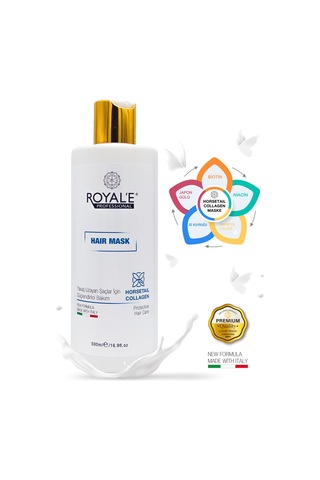 Royale Professional Horsetail Collagen Saç Maskesi 500 ML + Şampuan 500 ML + Tarak