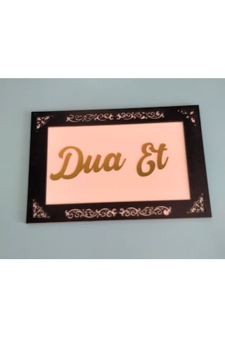 Sabret Şükret Dua Et 3lü Set Duvar Süsü Gold Ve Gümüş Seçenek Va